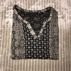 Lucky brand tunic blouse